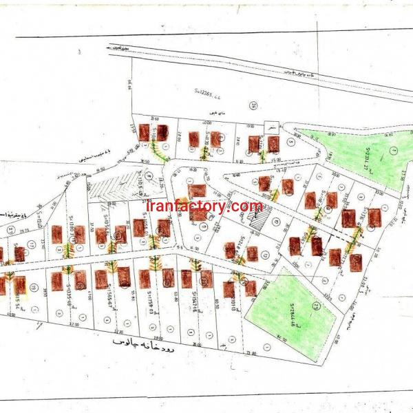 فروش زمین بر جاده چالوس