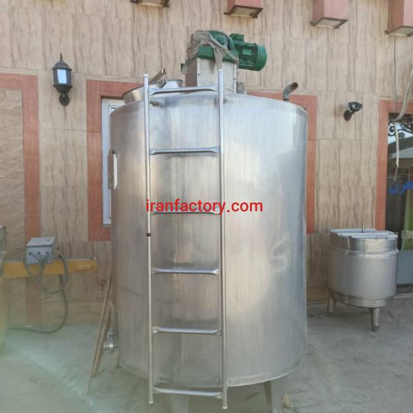 فروش مخزن استیل 1000 لیتری 2 جداره