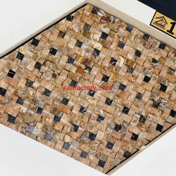 سنگ آنتیک حصیری گردوئی مشکی آنتیک ‌سنگ ‌خشتی