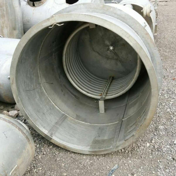 فروش مخزن استیل 1300 لیتری کوئل دار استوک صفر