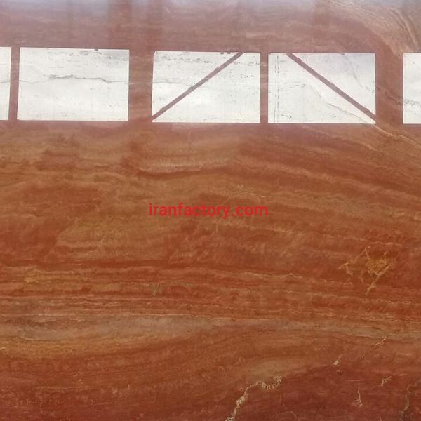 اسلب سنگ تراورتن قرمز آذرشهر سوپر سنگبری سی سنگان