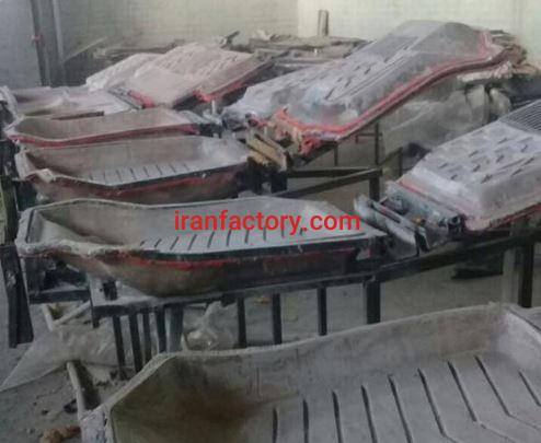 فروش خط تولید تزریق فوم کفپوش سه بعدی و روکش در تهران