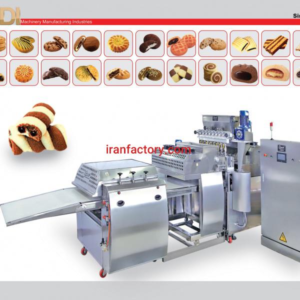 خط تولید کلوچه مدل OM8N ماشین سازی امیدی لاهیجان