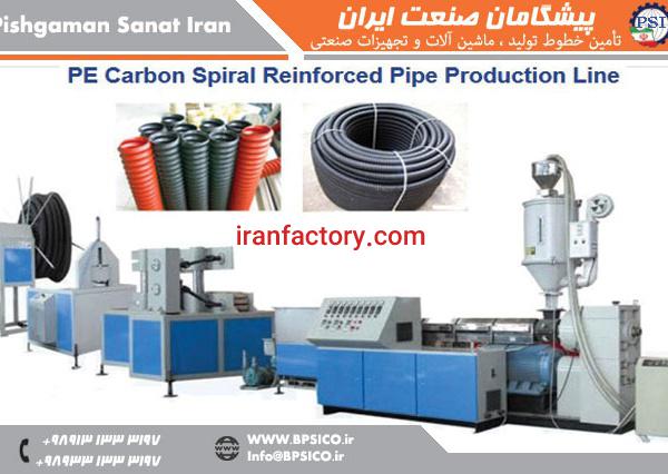 خط تولید لوله مارپیجی تقویت شده PE پیشگامان صنعت