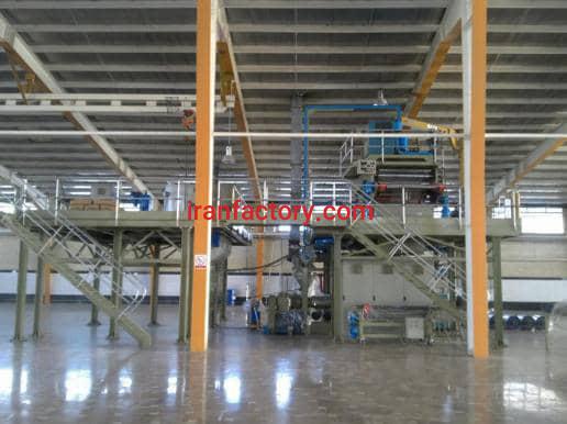 فروش خط تولید فیلم پی وی سی PVC مواد غذایی