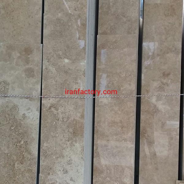 قیمت سنگ تراورتن عسلی تیره بی موج کاشان ممتاز سنگبری نجمی