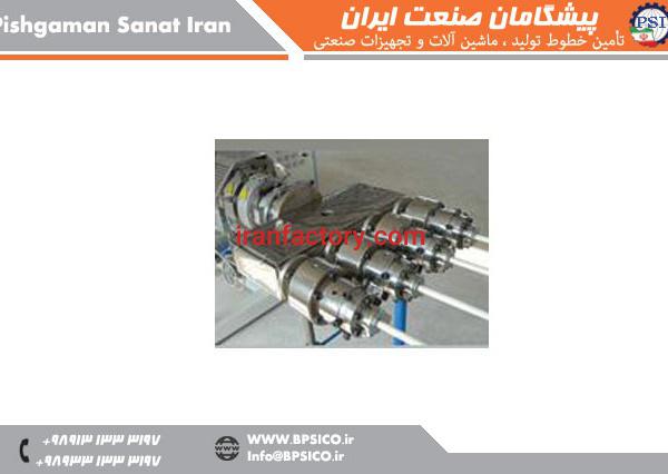 خط تولید لوله چهارتایی UPVC پیشگامان صنعت
