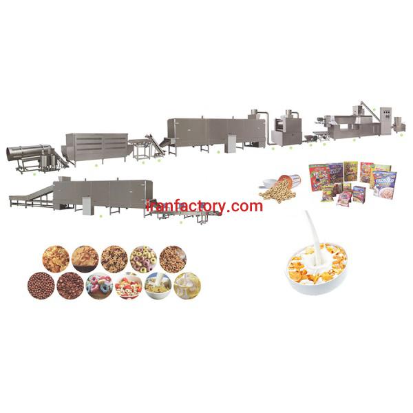 خط تولید کورن فلکس فروزان فام فجر تبریز
