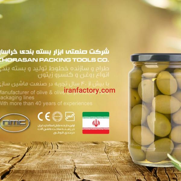 ماشین آلات خط تولید و بسته بندی زیتون , زیتون پرورده