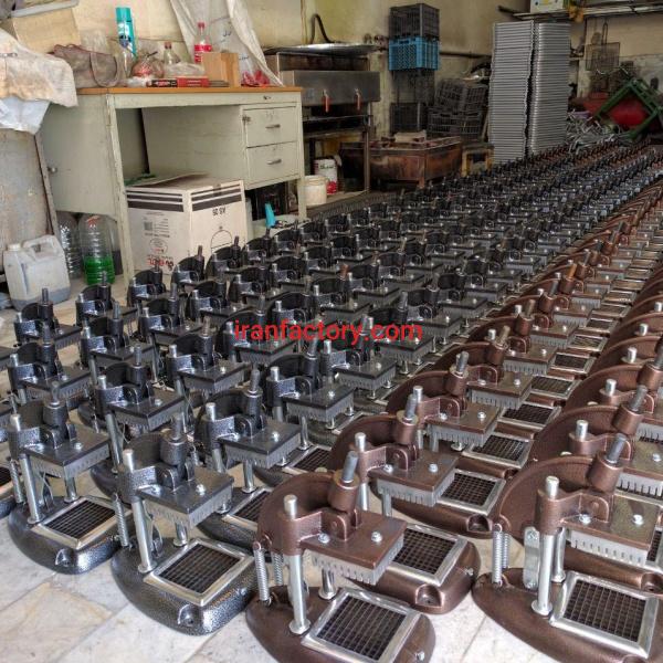 خلال کن دستی سیب زمینی برای فست فود