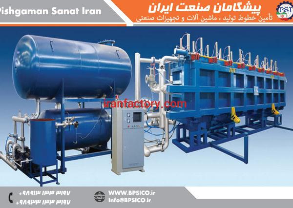 خط تولید بلوک فوم پلی استایرن پیشگامان صنعت