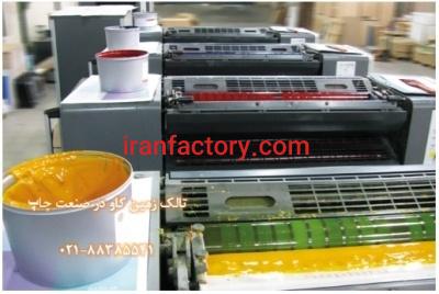 مصرف تالک در صنعت چاپ و جوهر