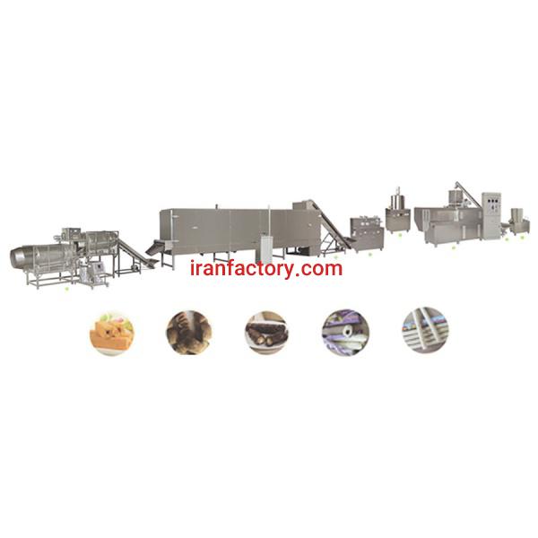 خط تولید اسنک مغزدار فروزان فام فجر تبریز