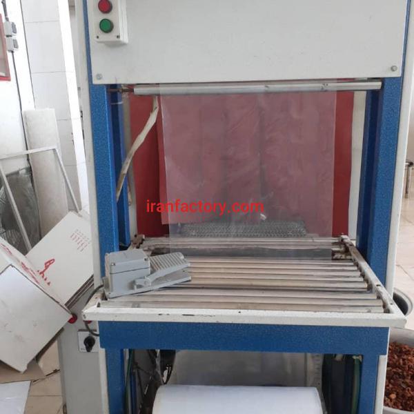 دستگاه شیرینگ پک برقی دهانه ۵۵ B65.