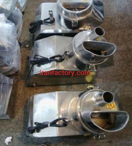 تولید دستگاه خلال کن صنعتی شرکت استیل پخت در تهران