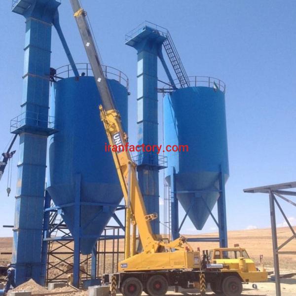 ساخت سیلو ذخیره مواد