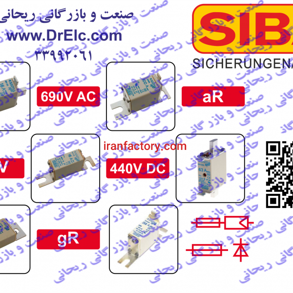 وارد کننده و توزیع کننده فیوز سیبا آلمان SIBA Germany