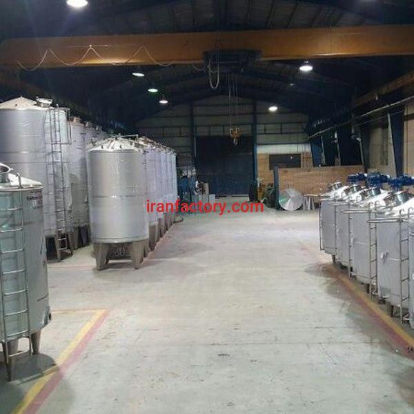 فروش مخازن استیل لبنی