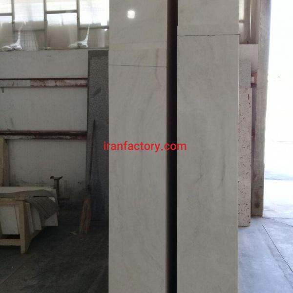 تراورتن سفید موج دار طبس سنگبری فروردین نو