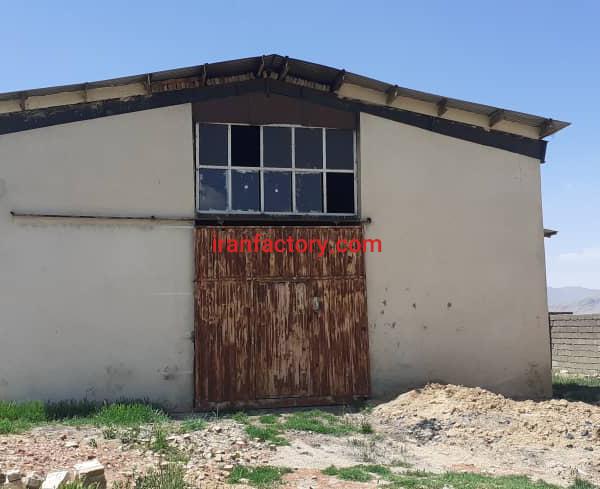 زمین صنعتی 1980 متر با 300 متر سوله