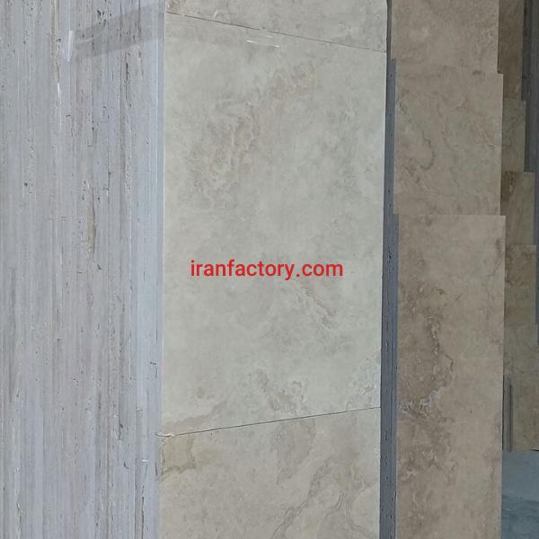 فروش تراورتن بی موج بمانی عسلی یزد شاهد